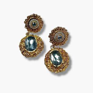 Victor Velyan Sapphire Earrings